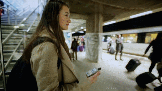 Alice Hickman researching air quality at New Street station (C4 Dispatches, 22 Feb 2016)