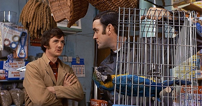 Monty Python, dead parrot sketch