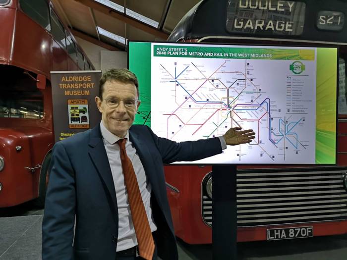 Andy Street at Aldridge transport museum (picture from @Andy4WM twitter)