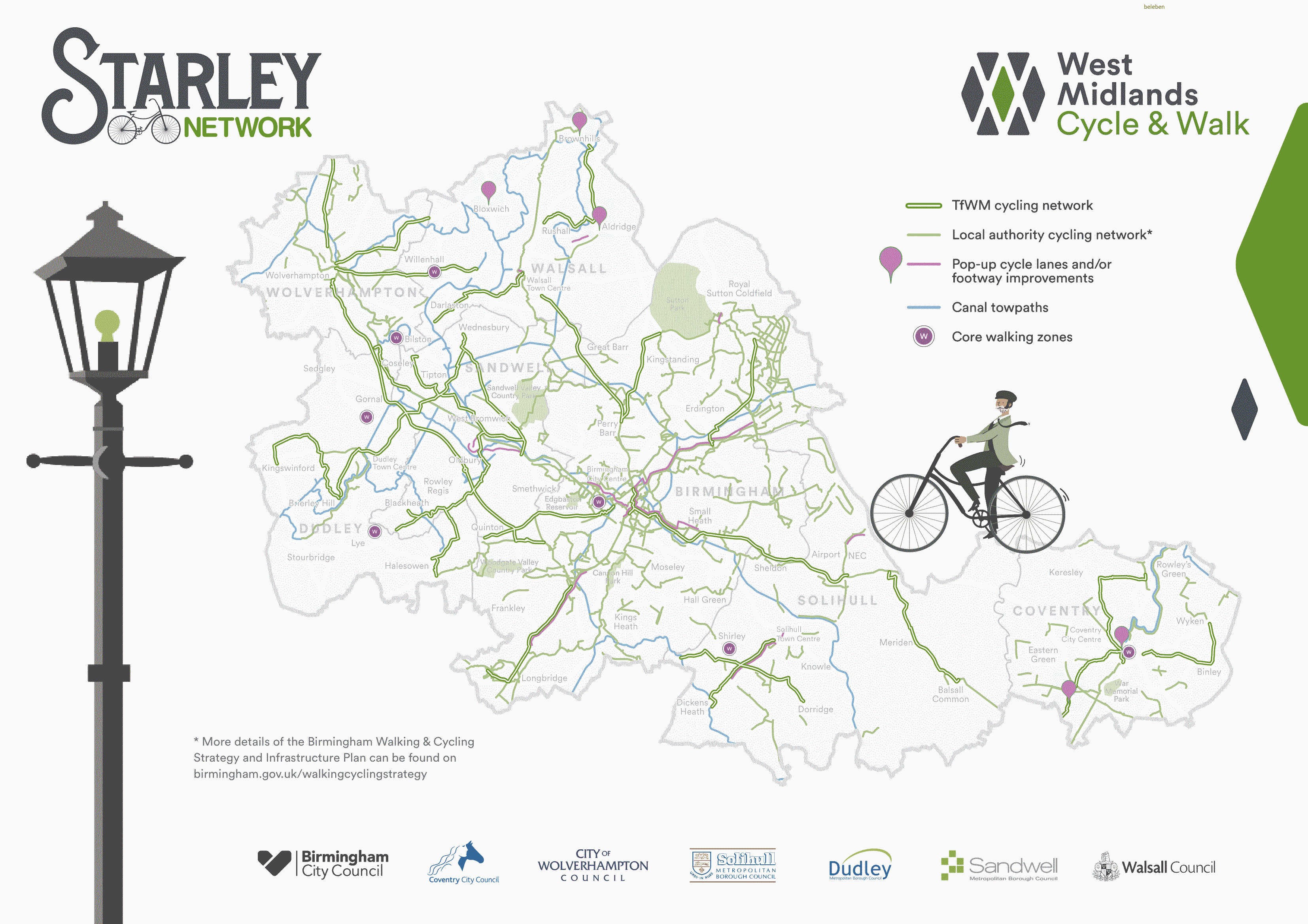 TfWM, 'Starley Cycle Network Map'